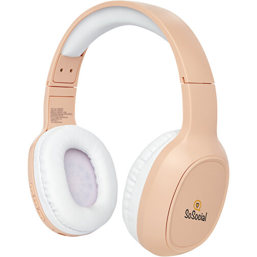 Riff Kabelloser Kopfhörer Mit Mikrofon , pale blush pink, ABS Kunststoff, 18,50cm x 7,50cm x 17,50cm (Länge x Höhe x Breite), Bild 2