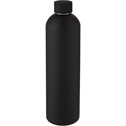 Spring 1 L Kupfer-Vakuum Isolierflasche , schwarz, Edelstahl, PP Kunststoff, 28,95cm (Höhe), Bild 1