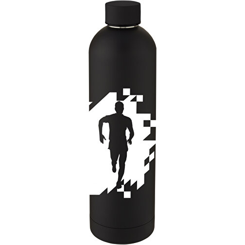 Spring 1 L Kupfer-Vakuum Isolierflasche , schwarz, Edelstahl, PP Kunststoff, 28,95cm (Höhe), Bild 2