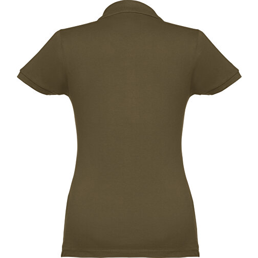 THC EVE. Damen Poloshirt , khaki, 100% Baumwolle, M, 62,00cm x 43,00cm (Länge x Breite), Bild 2