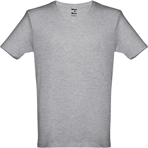 THC ATHENS. Herren T-shirt , hellgrau melliert, 100% Baumwolle, XL, 75,50cm x 57,00cm (Länge x Breite), Bild 1