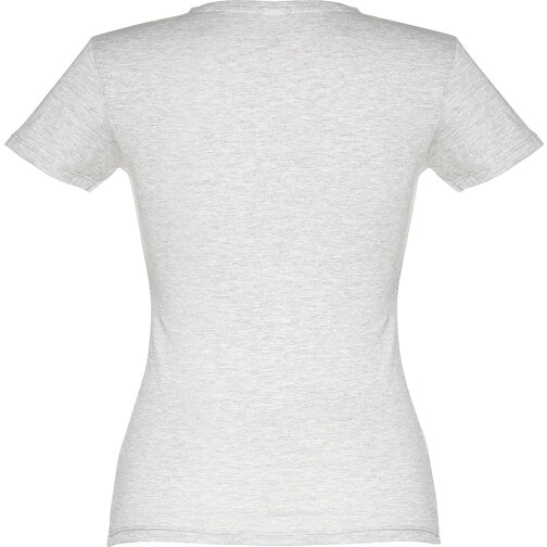 THC SOFIA. Tailliertes Damen-T-Shirt , weiß melliert, 100% Baumwolle, XL, 66,00cm x 50,00cm (Länge x Breite), Bild 2