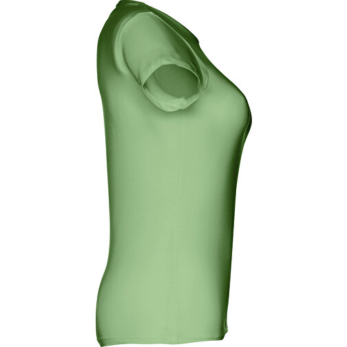THC SOFIA. Tailliertes Damen-T-Shirt , jade-grün, 100% Baumwolle, S, 60,00cm x 41,00cm (Länge x Breite), Bild 3