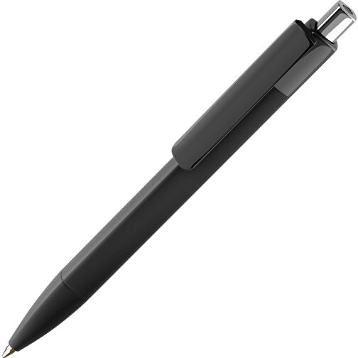 Prodir DS4 PMM Push Kugelschreiber , Prodir, schwarz/silber poliert, Kunststoff, 14,10cm x 1,40cm (Länge x Breite), Bild 1