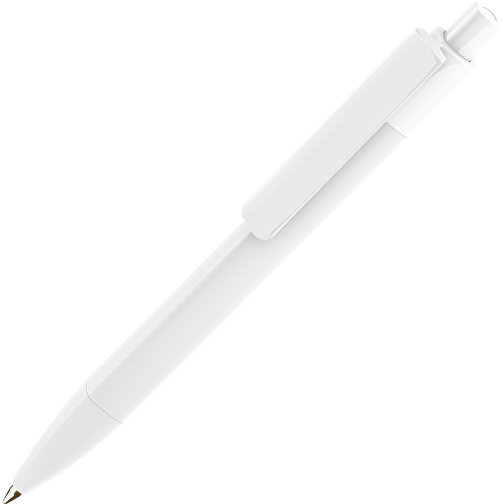Prodir DS4 PMM Push Kugelschreiber , Prodir, weiß, Kunststoff, 14,10cm x 1,40cm (Länge x Breite), Bild 1