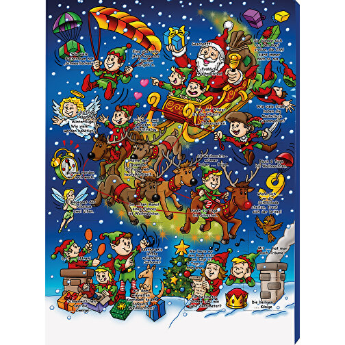 Classic Wand Adventskalender Hochformat, Individuelle Motive , Friedel, Vollkartonhülle, Hochformat, weiss, 1,00cm x 34,50cm x 24,40cm (Länge x Höhe x Breite), Bild 1