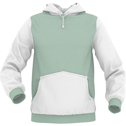 Hoodie Urban - Inkl. Individueller Gestaltung , zartgrün, 70% Baumwolle, 30 % Polyester, L, , Bild 1