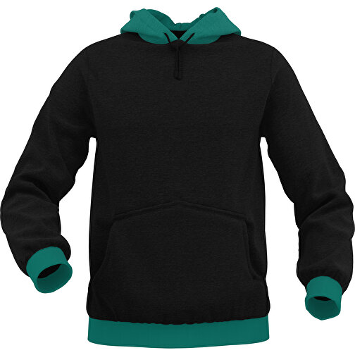 Hoodie Urban - Inkl. Individueller Gestaltung , tannengrün, 70% Baumwolle, 30 % Polyester, L, , Bild 1