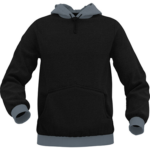 Hoodie Urban - Inkl. Individueller Gestaltung , grau, 70% Baumwolle, 30 % Polyester, XL, , Bild 1