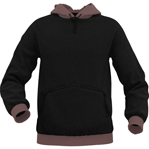 Hoodie Urban - Inkl. Individueller Gestaltung , kastanienbraun, 70% Baumwolle, 30 % Polyester, L, , Bild 1