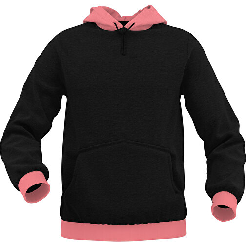 Hoodie Urban - Inkl. Individueller Gestaltung , lachspink, 70% Baumwolle, 30 % Polyester, XL, , Bild 1