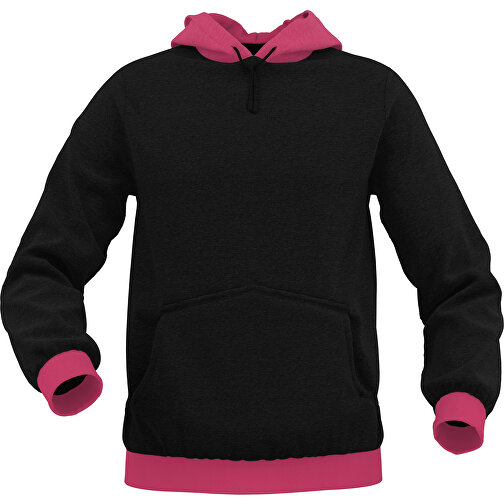 Hoodie Urban - Inkl. Individueller Gestaltung , rosa, 70% Baumwolle, 30 % Polyester, L, , Bild 1