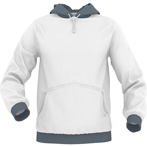 Hoodie Urban - Inkl. Individueller Gestaltung , grau, 70% Baumwolle, 30 % Polyester, L, , Bild 1