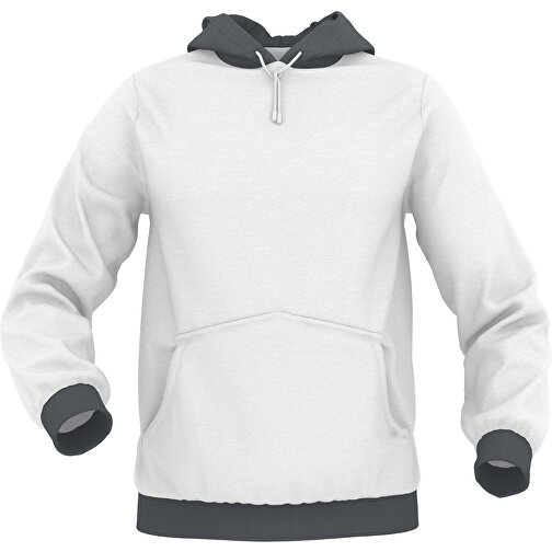 Hoodie Urban - Inkl. Individueller Gestaltung , dunkelgrau, 70% Baumwolle, 30 % Polyester, XL, , Bild 1