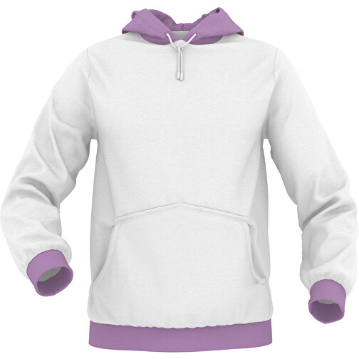 Hoodie Urban - Inkl. Individueller Gestaltung , hellviolet, 70% Baumwolle, 30 % Polyester, XL, , Bild 1