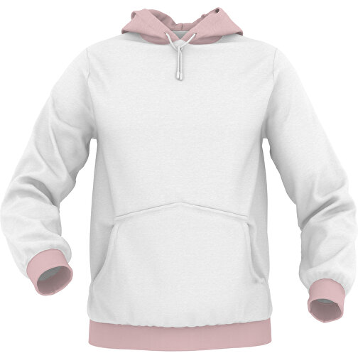 Hoodie Urban - Inkl. Individueller Gestaltung , zartrosa, 70% Baumwolle, 30 % Polyester, XL, , Bild 1