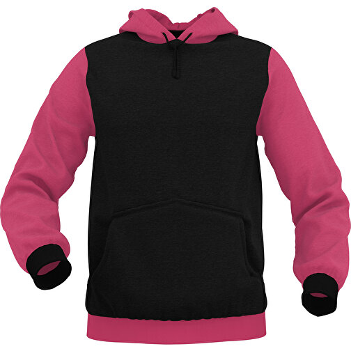 Hoodie Urban - Inkl. Individueller Gestaltung , rosa, 70% Baumwolle, 30 % Polyester, M, , Bild 1