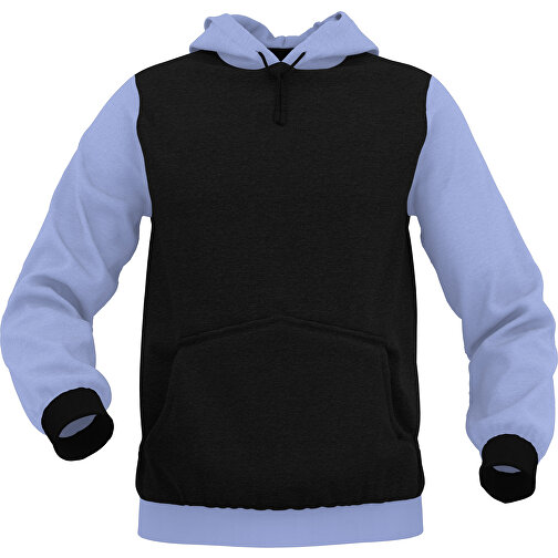 Hoodie Urban - Inkl. Individueller Gestaltung , pastellblau, 70% Baumwolle, 30 % Polyester, XL, , Bild 1