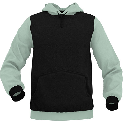 Hoodie Urban - Inkl. Individueller Gestaltung , zartgrün, 70% Baumwolle, 30 % Polyester, L, , Bild 1