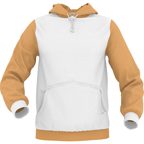 Hoodie Urban - Inkl. Individueller Gestaltung , olivorange, 70% Baumwolle, 30 % Polyester, XXL, , Bild 1