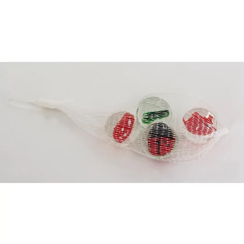 Billes en verre Motifs de bonheur 30 mm 4pcs, Image 2