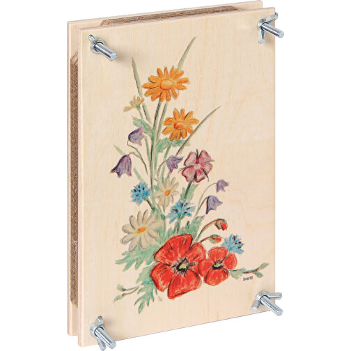 Blomsterpress färgad 24 x 16 cm, Bild 1
