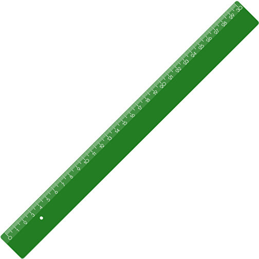 Lineal 30 Cm , grün, PS, 31,00cm x 0,20cm x 3,00cm (Länge x Höhe x Breite), Bild 1