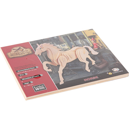 Gepetto`s Horse , , 23,00cm x 0,90cm x 18,50cm (Länge x Höhe x Breite), Bild 2