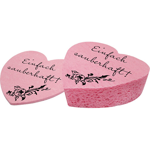 Dusch- och badpennor Hjärta 45 mm rosa, Bild 2