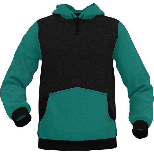 Hoodie Urban - Inkl. Individueller Gestaltung , tannengrün, 70% Baumwolle, 30 % Polyester, S, , Bild 1