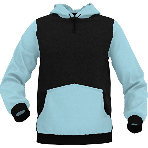 Hoodie Urban - Inkl. Individueller Gestaltung , zartblau, 70% Baumwolle, 30 % Polyester, M, , Bild 1