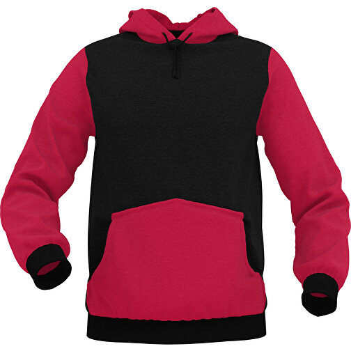 Hoodie Urban - Inkl. Individueller Gestaltung , weinrot, 70% Baumwolle, 30 % Polyester, S, , Bild 1