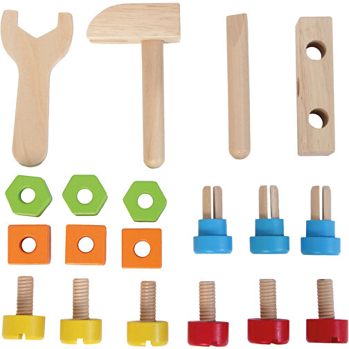 Caja de herramientas PINTOY con tornillos, Imagen 2