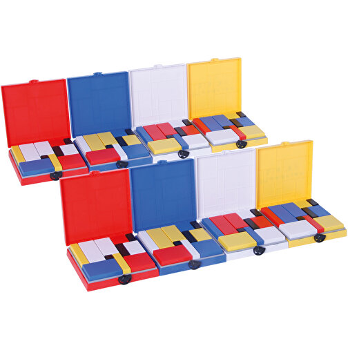 Ah!Ha Mondrian Blocks Sortiment (8) , , 42,00cm x 24,50cm x 23,50cm (Länge x Höhe x Breite), Bild 1