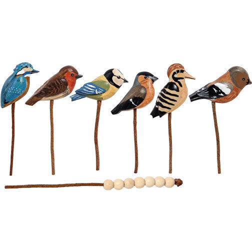 Bokmärke vilda fåglar, sorterade, Bild 1