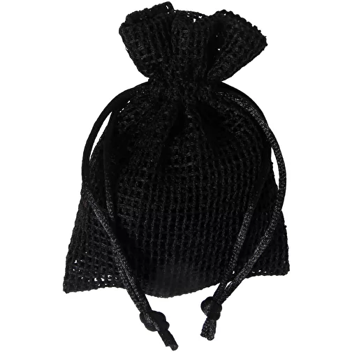 Petit sac en filet 7,5x10 cm noir, Image 1