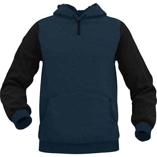 Hoodie Urban - Inkl. Individueller Gestaltung , nachtblau, 70% Baumwolle, 30 % Polyester, S, , Bild 1