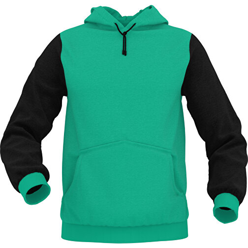 Hoodie Urban - Inkl. Individueller Gestaltung , grün, 70% Baumwolle, 30 % Polyester, S, , Bild 1