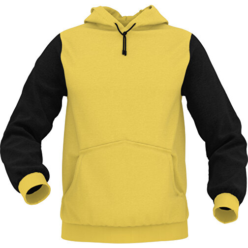 Hoodie Urban - Inkl. Individueller Gestaltung , gelb, 70% Baumwolle, 30 % Polyester, S, , Bild 1