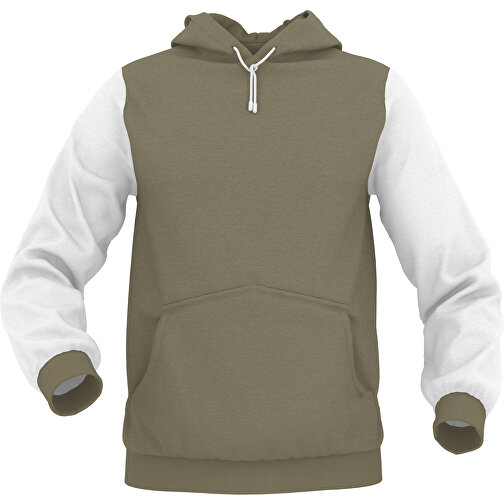 Hoodie Urban - Inkl. Individueller Gestaltung , pistazienbraun, 70% Baumwolle, 30 % Polyester, XL, , Bild 1