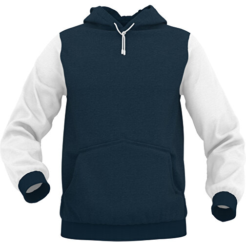 Hoodie Urban - Inkl. Individueller Gestaltung , nachtblau, 70% Baumwolle, 30 % Polyester, M, , Bild 1