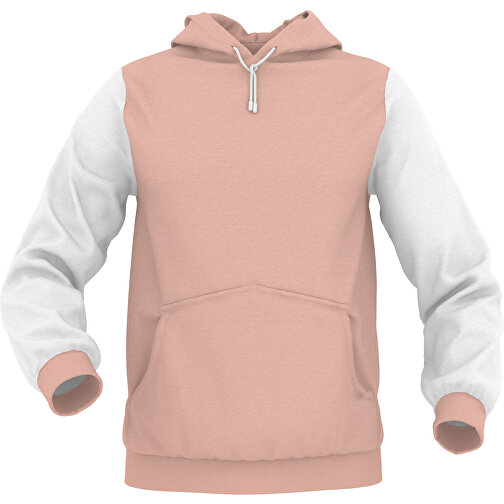 Hoodie Urban - Inkl. Individueller Gestaltung , zartrot, 70% Baumwolle, 30 % Polyester, M, , Bild 1