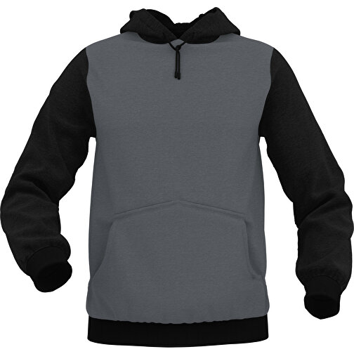 Hoodie Urban - Inkl. Individueller Gestaltung , dunkelgrau, 70% Baumwolle, 30 % Polyester, XXL, , Bild 1