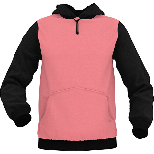 Hoodie Urban - Inkl. Individueller Gestaltung , lachspink, 70% Baumwolle, 30 % Polyester, L, , Bild 1