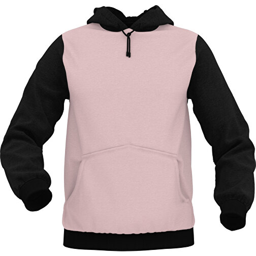 Hoodie Urban - Inkl. Individueller Gestaltung , zartrosa, 70% Baumwolle, 30 % Polyester, XXL, , Bild 1