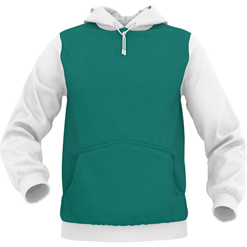 Hoodie Urban - Inkl. Individueller Gestaltung , tannengrün, 70% Baumwolle, 30 % Polyester, XL, , Bild 1