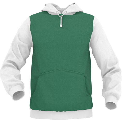 Hoodie Urban - Inkl. Individueller Gestaltung , moosgrün, 70% Baumwolle, 30 % Polyester, M, , Bild 1