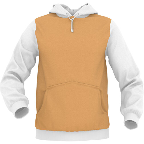 Hoodie Urban - Inkl. Individueller Gestaltung , olivorange, 70% Baumwolle, 30 % Polyester, L, , Bild 1