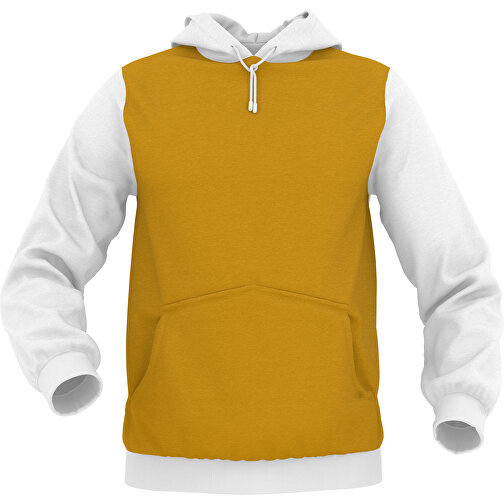 Hoodie Urban - Inkl. Individueller Gestaltung , goldgelb, 70% Baumwolle, 30 % Polyester, L, , Bild 1