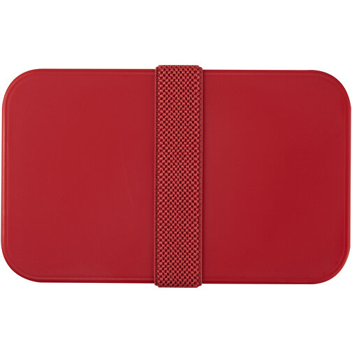 MIYO Doppel-Lunchbox , rot / rot / rot, PP Kunststoff, 18,00cm x 11,30cm x 11,00cm (Länge x Höhe x Breite), Bild 6